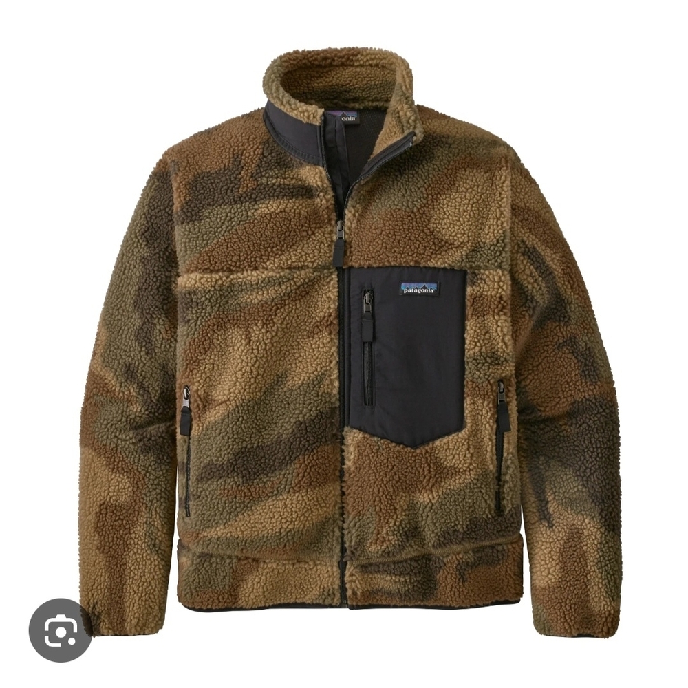 Patagonia Men's Camouflage Fleece Jacket